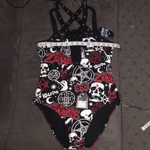 Killstar Small ragged pentasuit NWT Rob Zombie